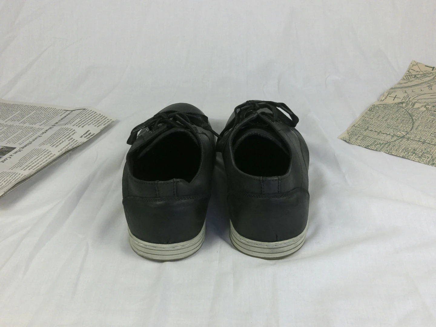 Jousen Men's Fashion Sneakers Leather Retro Casual Shoes - photo 5
