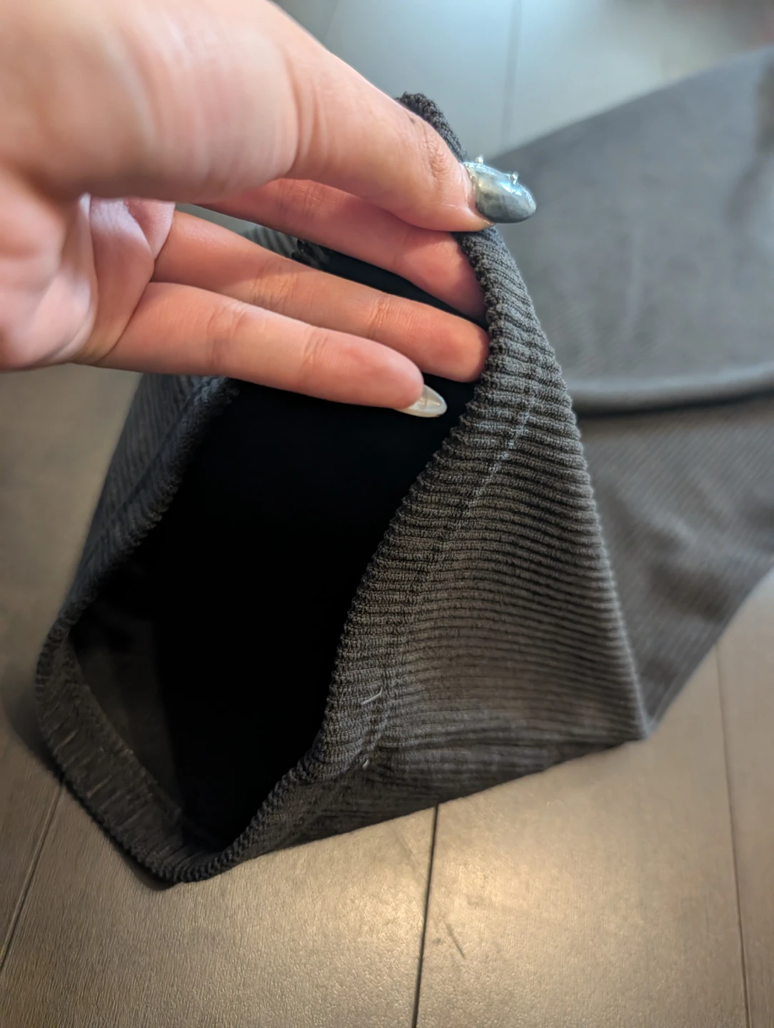 Dark Grey Corduroy Pants - photo 3