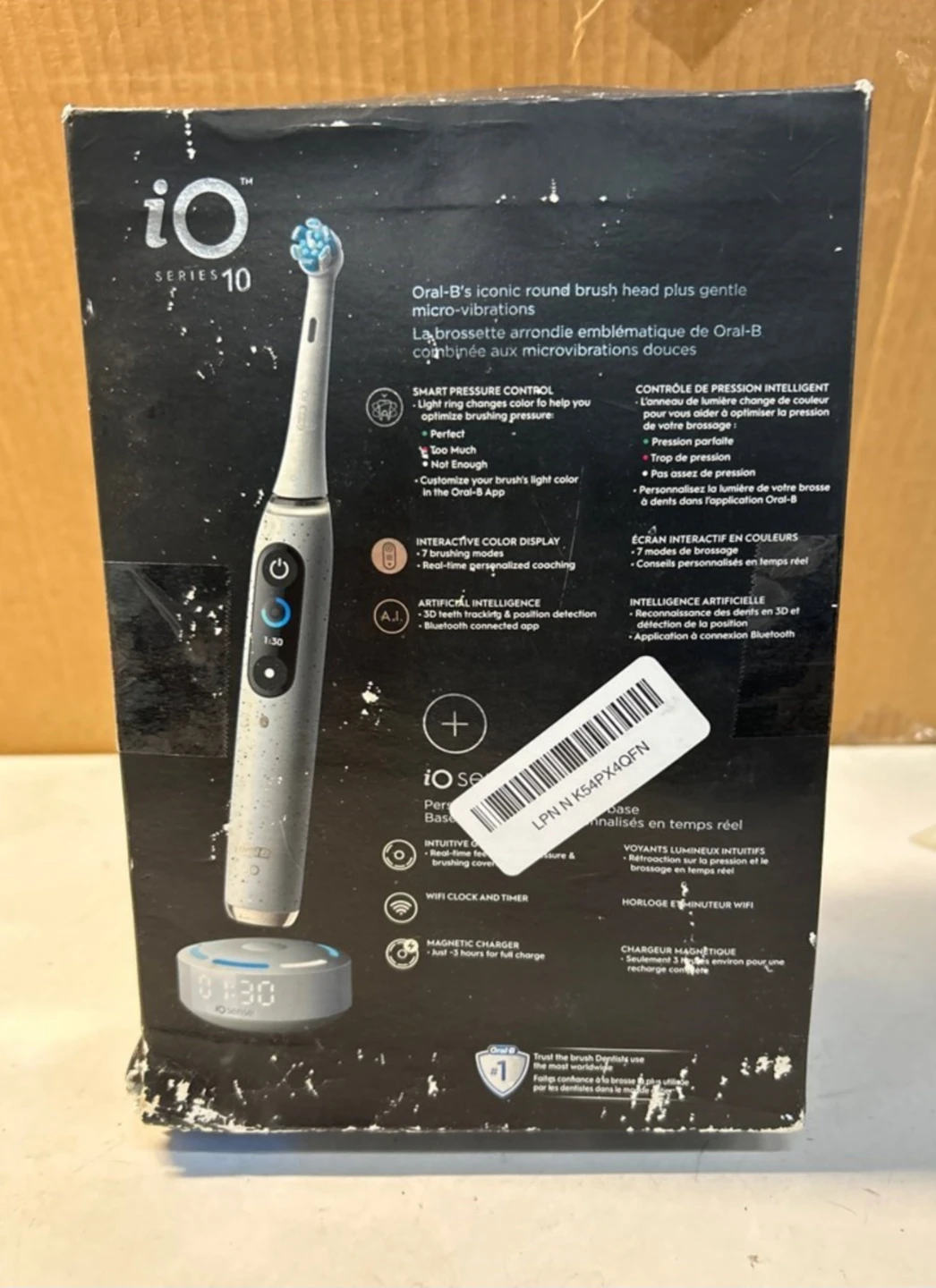 Oral-B iO Series 10 Electric Toothbrush with Travel Case