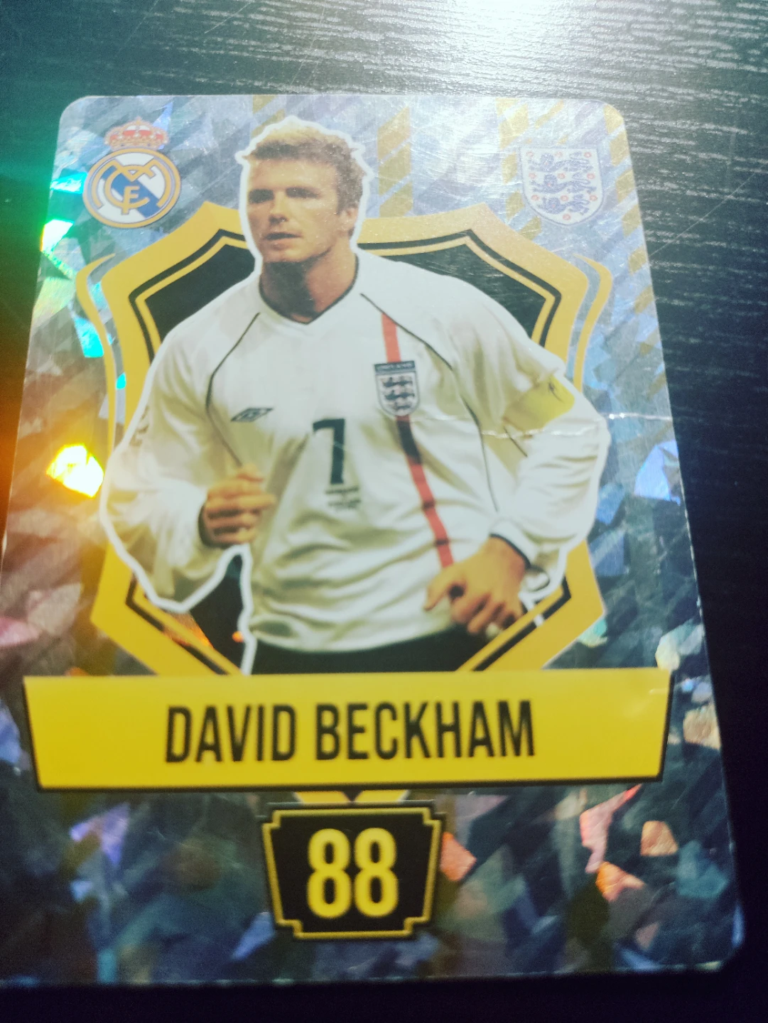 David Beckham Soccer Trading Card - photo 3
