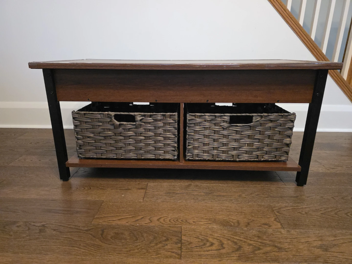 Lift Top Coffee Table with Storage Baskets