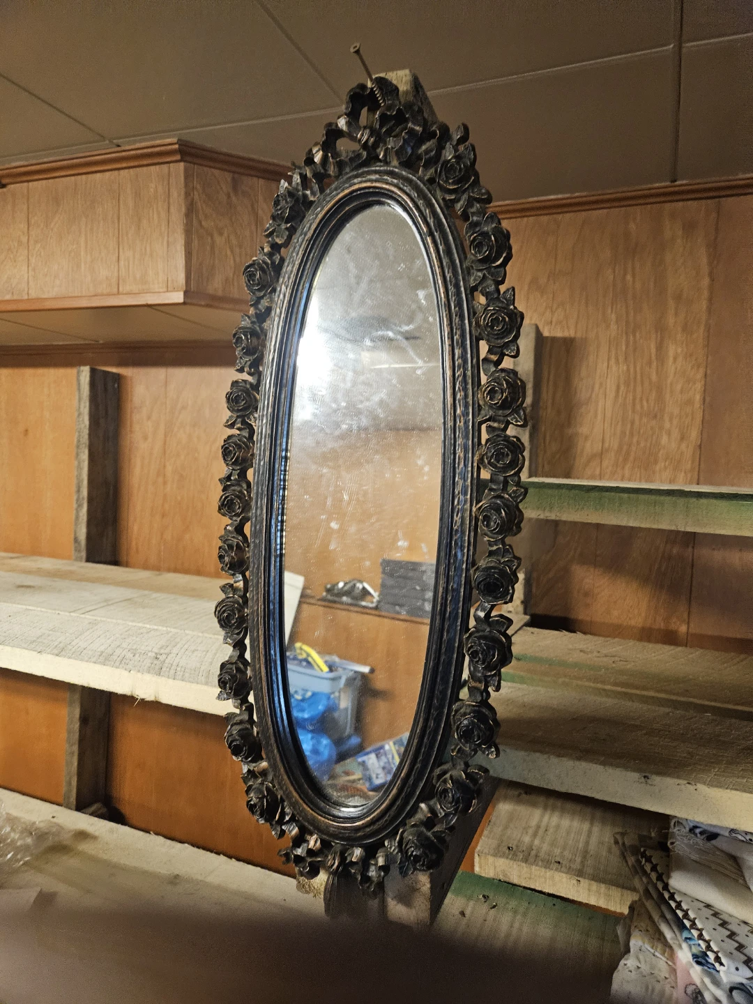 Oval Rose Decorative Mirror - photo 3
