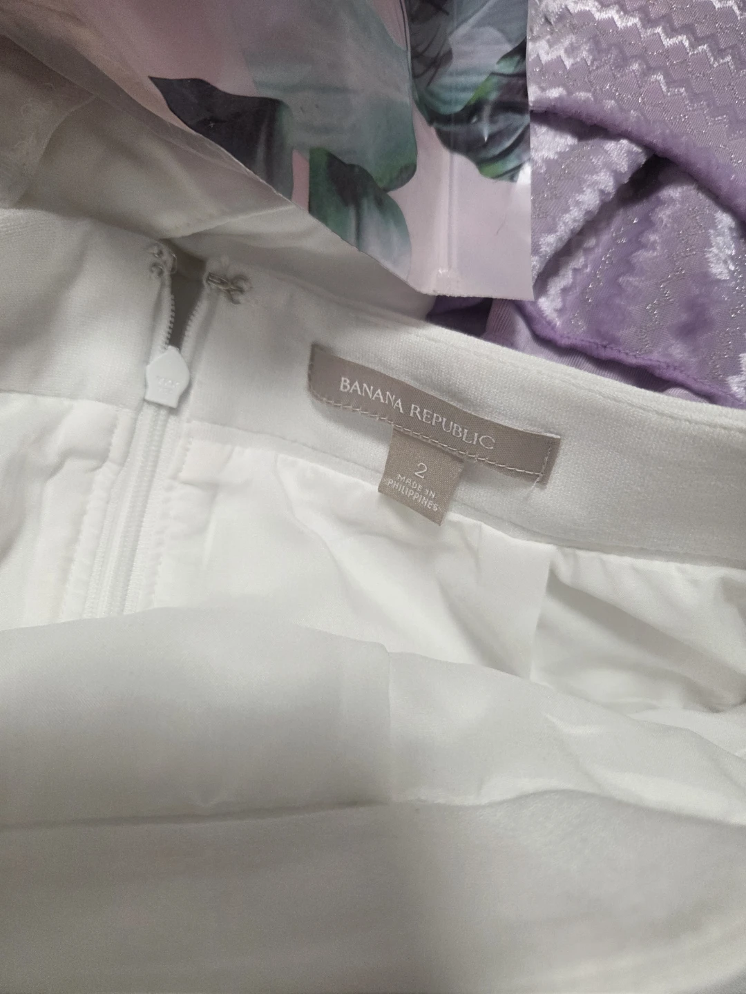 Banana Republic White Skirt Size 2