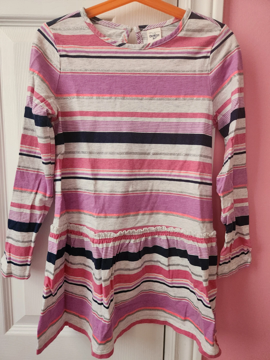 OshKosh B'gosh Striped Long Sleeve Dress