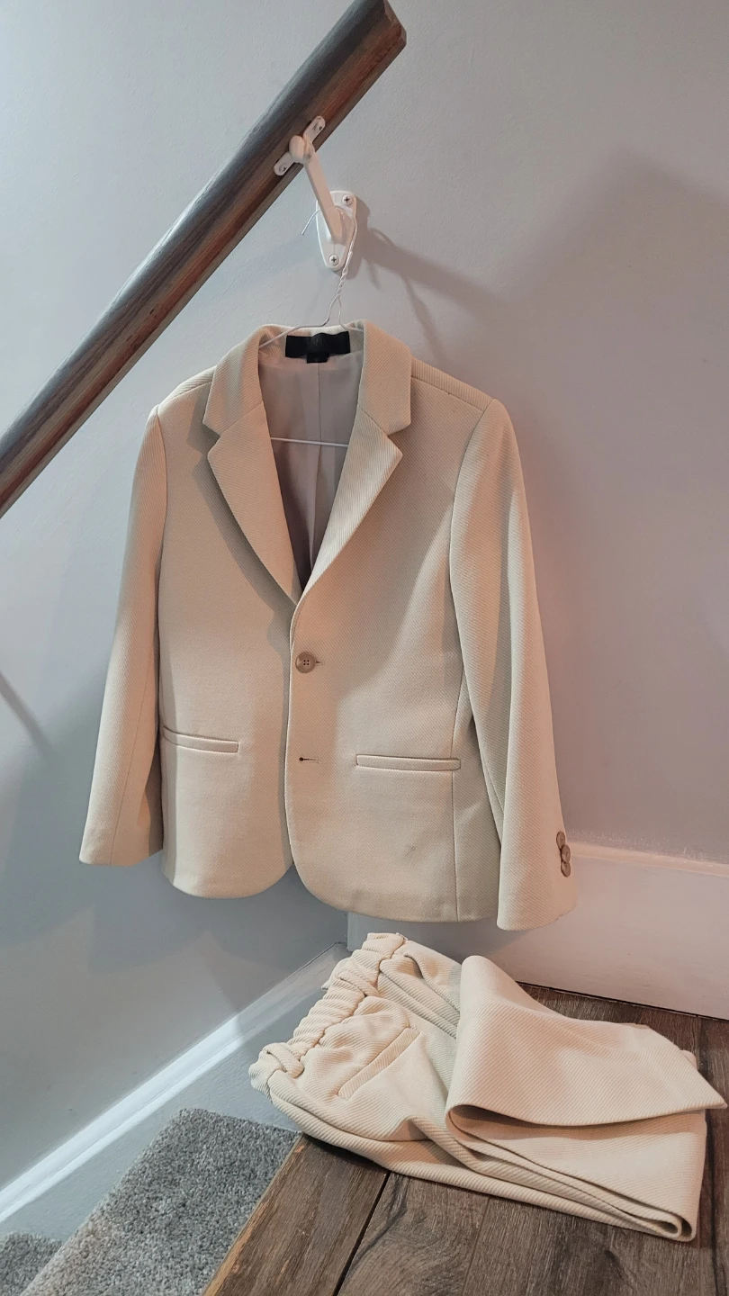 ZARA Boys' 2-Piece Suit Set - Beige