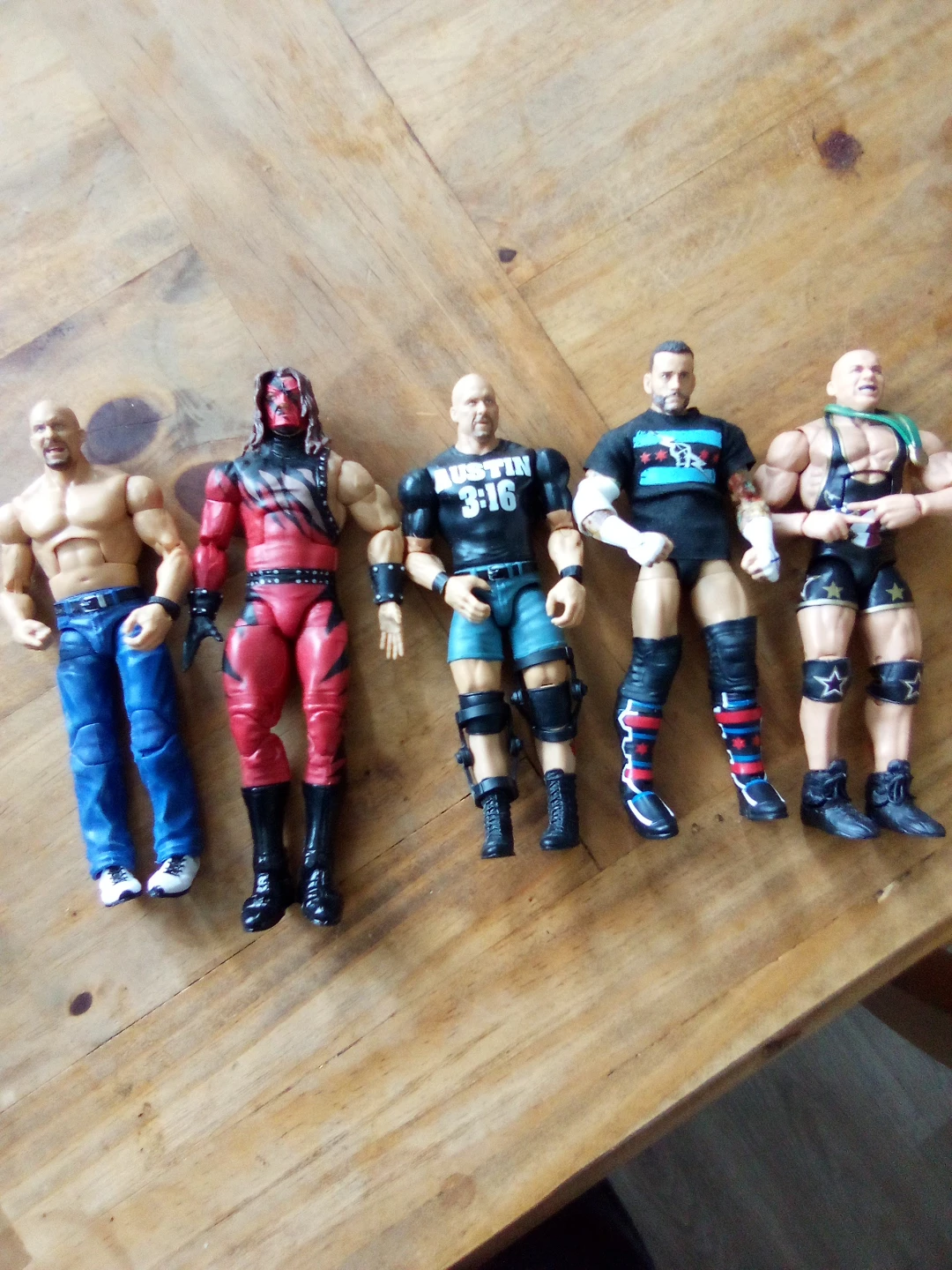 WWE Action Figures - Stone Cold, Kane, CM Punk, and more