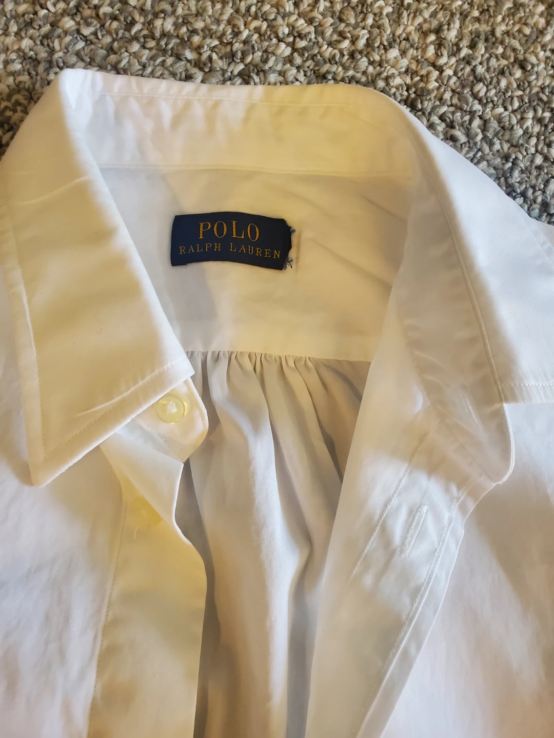 White Polo Ralph Lauren Button-Up Shirt - photo 2