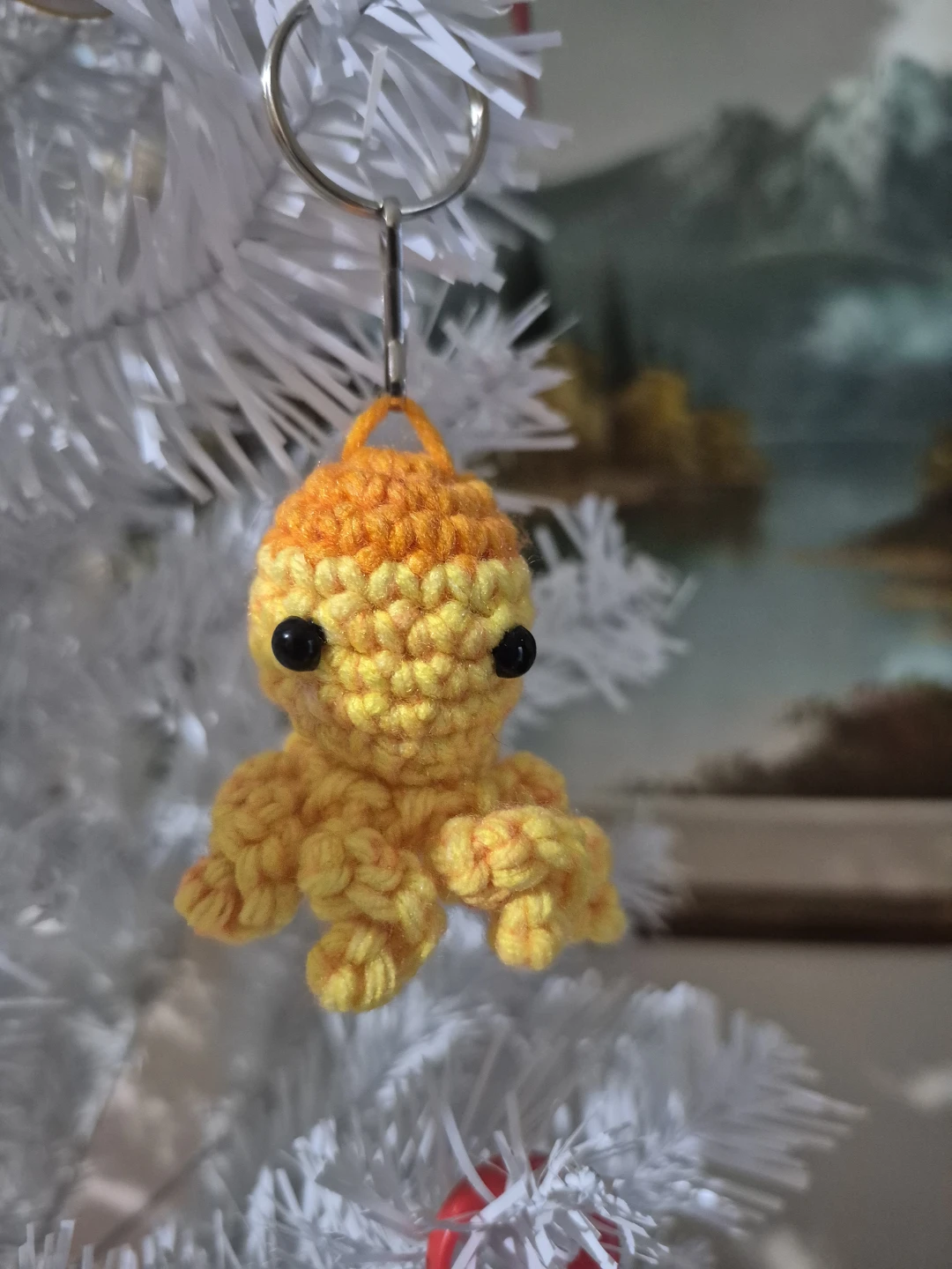 Handmade Crochet Octopus Charm - photo 2