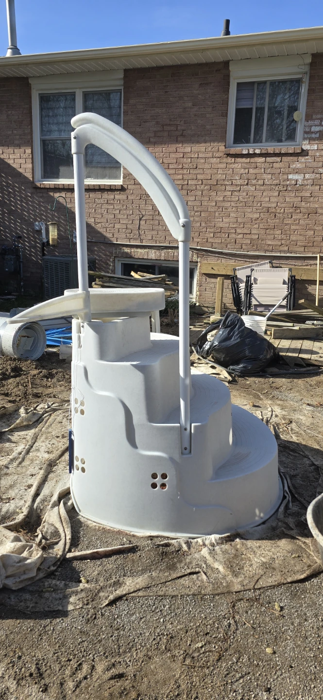 Lumi-o Above Ground Pool Ladder Steps - photo 2