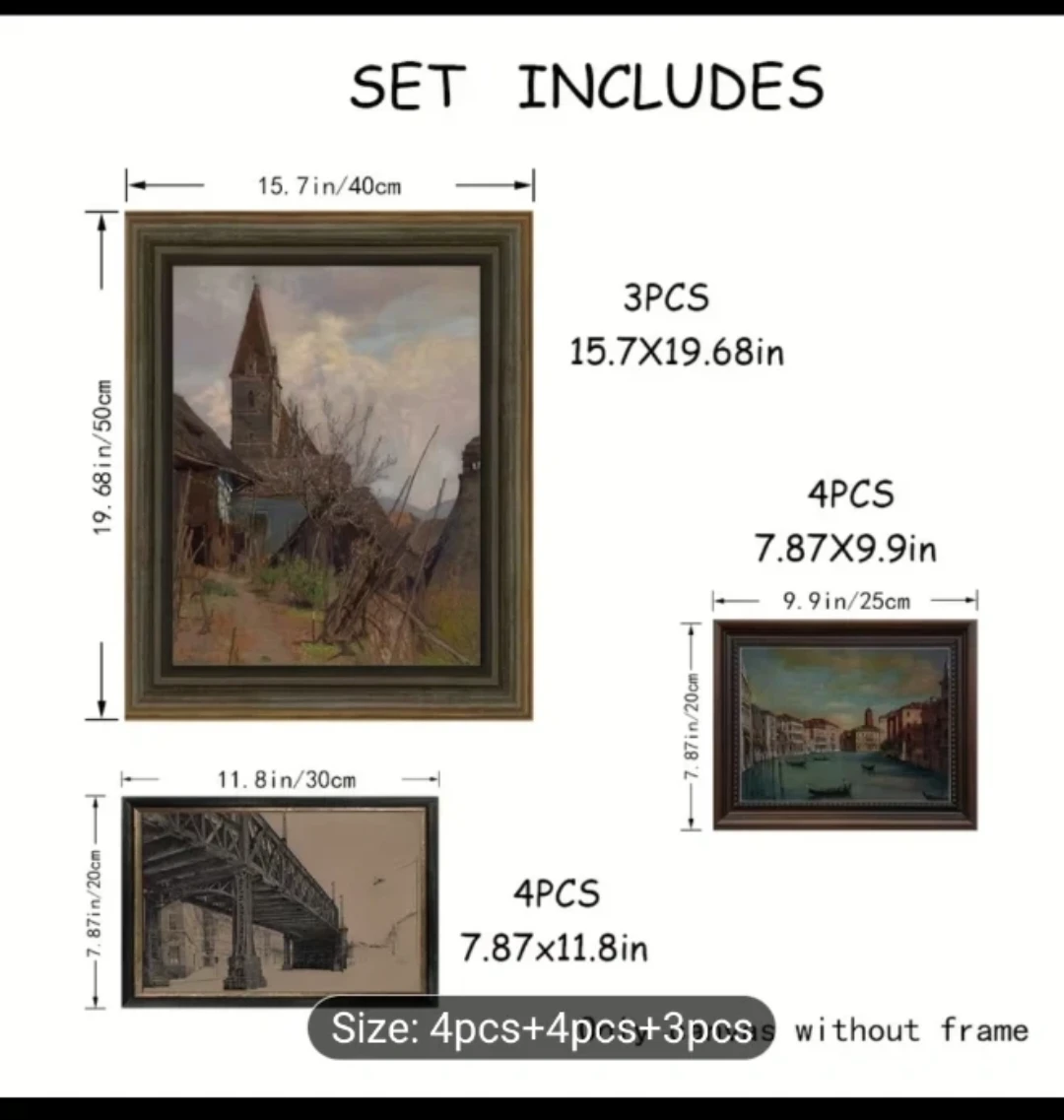 European, architectural, canvas posters, printed - photo 2