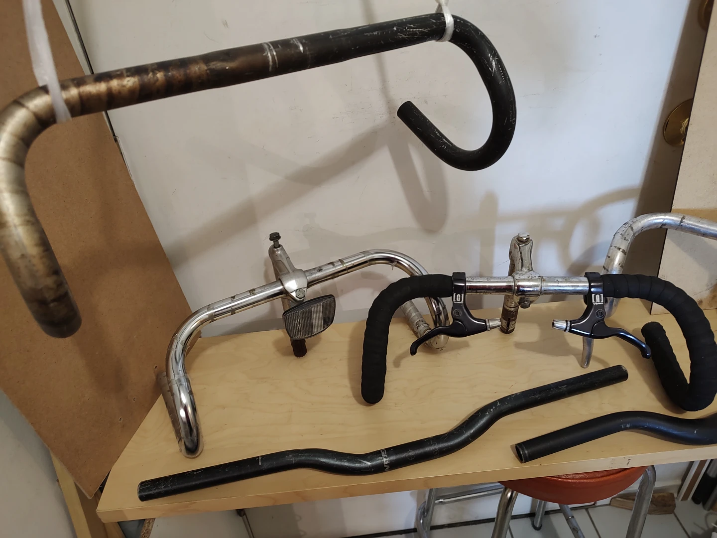 Different handlebars, stems, brake levers and other bike parts - photo 2