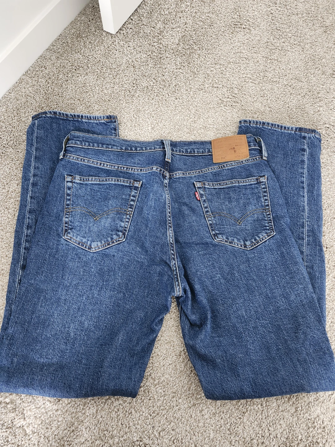 Levi’s 514 Straight Fit Jeans - 34x34 - Dark Wash - photo 2