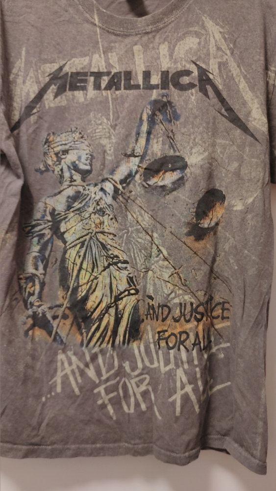 Gildan Metallica ...And Justice For All T-Shirt Medium - photo 5