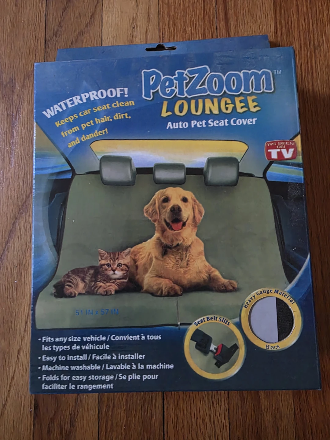 PetZoom Loungee Auto Pet Seat Cover