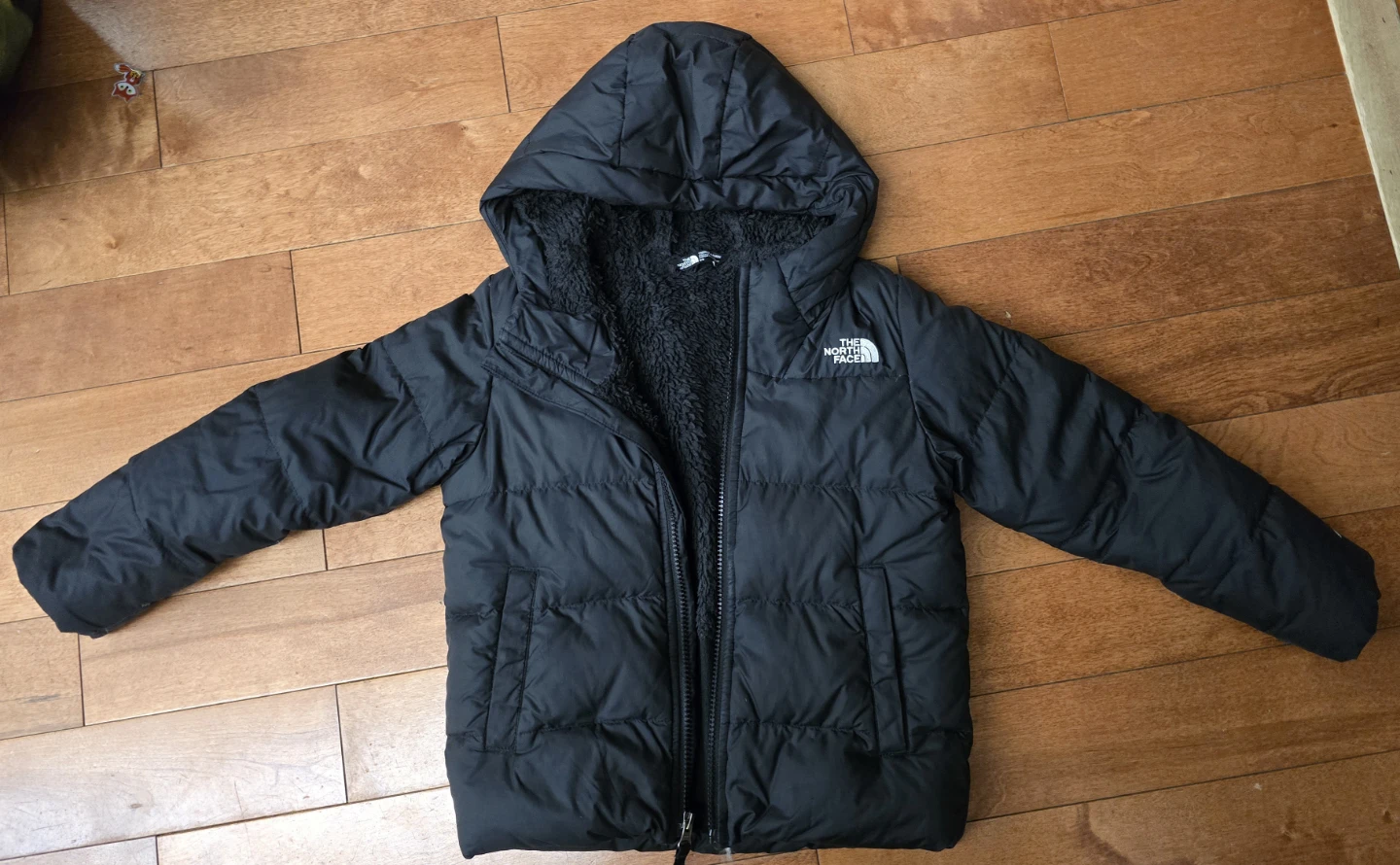 The North Face Toddler Down Puffer Jacket 550 Black Size 6/8