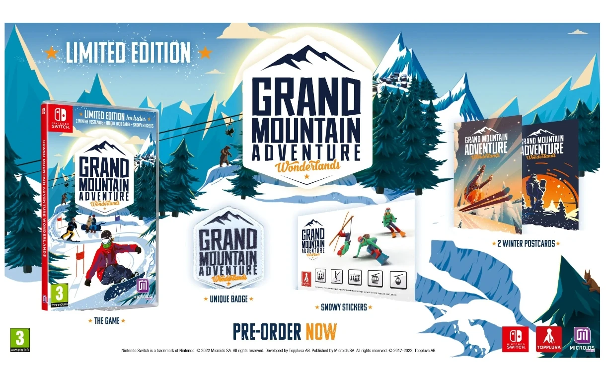 Nintendo Switch Grand Mountain Adventure: Wonderlands LE - photo 3