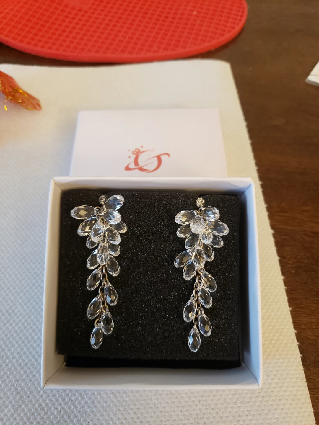 Sparkle Crystal Drop Earrings - photo 4