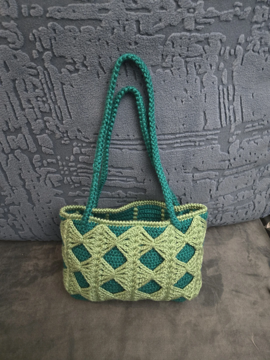 Crochet purse
