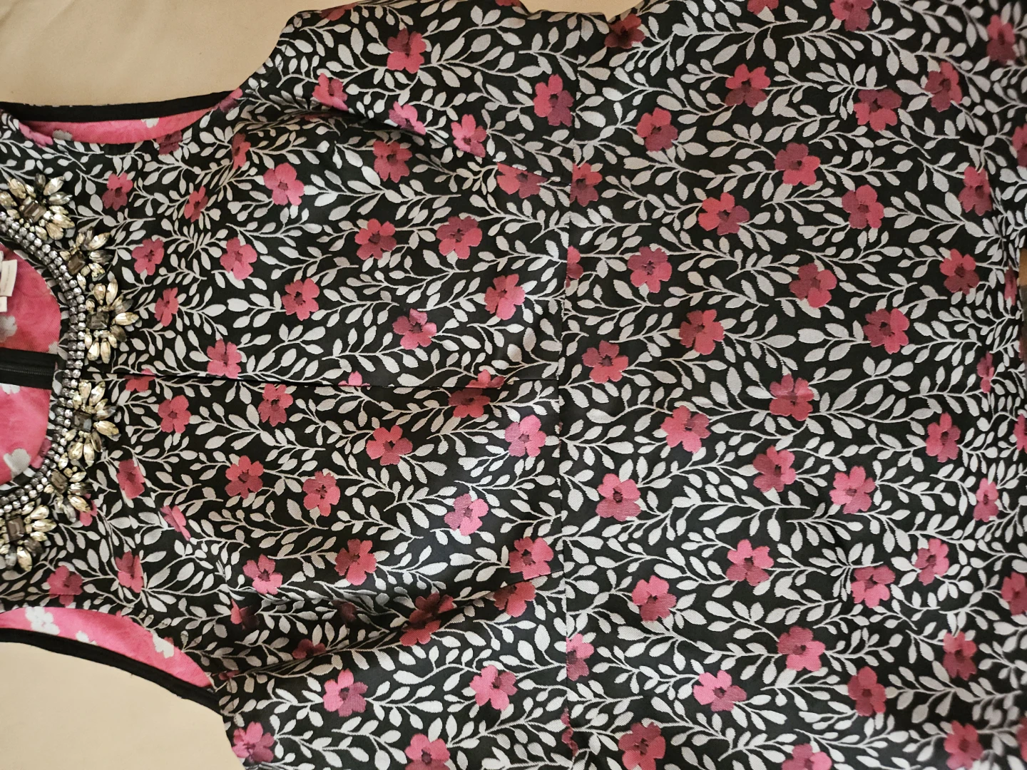 Kate Spade New York Floral Beaded Top Size 0 - photo 4