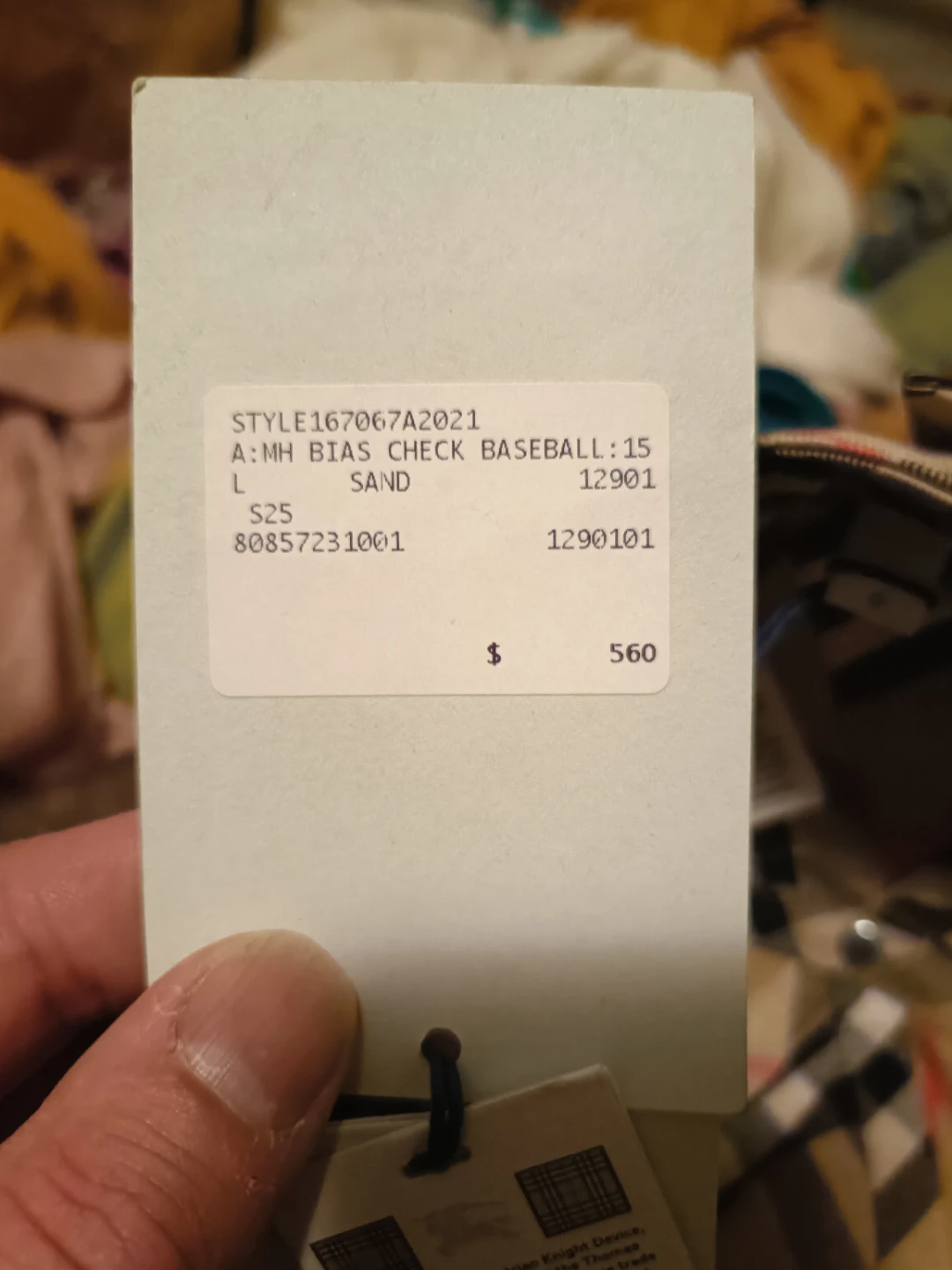 Burberry Haymarket Check Baseball Cap - photo 3