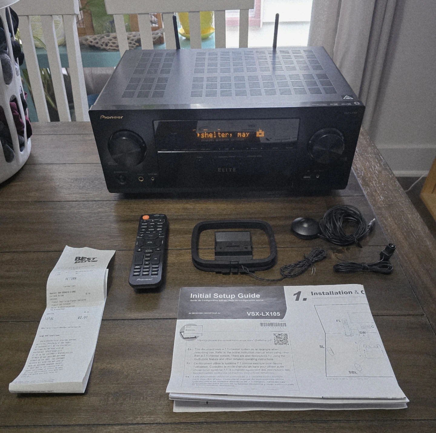 Like New Pioneer Elite VSX-LX105 Receiver - photo 2