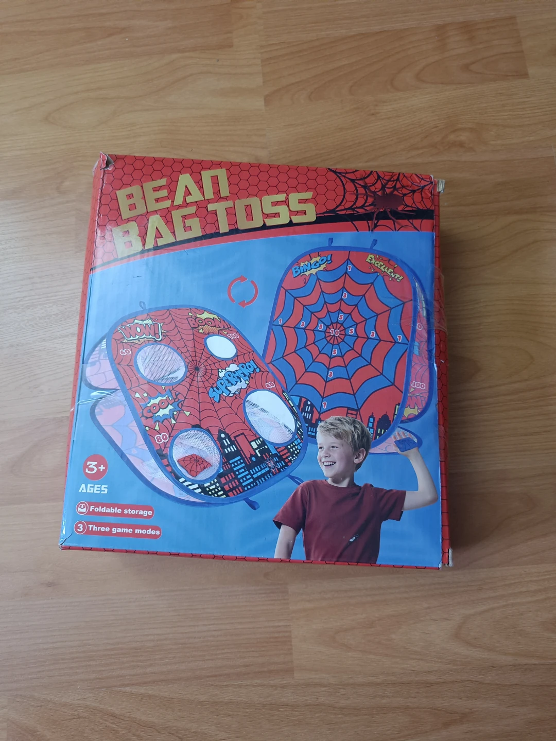 Bean Bag Toss Game with Spider-Man Theme