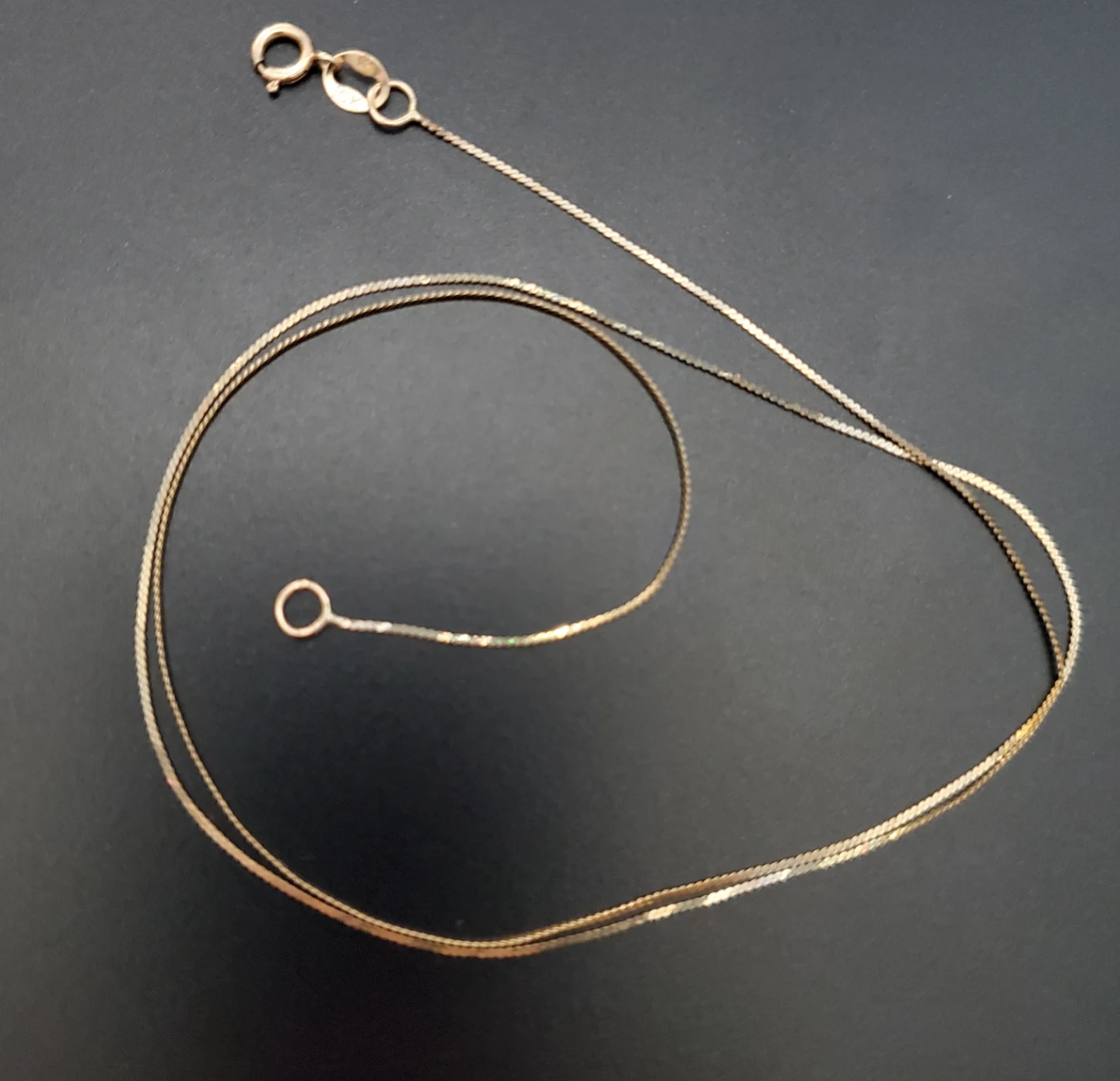 Vintage Dainty 16 Inch 10k Gold Necklace - photo 2