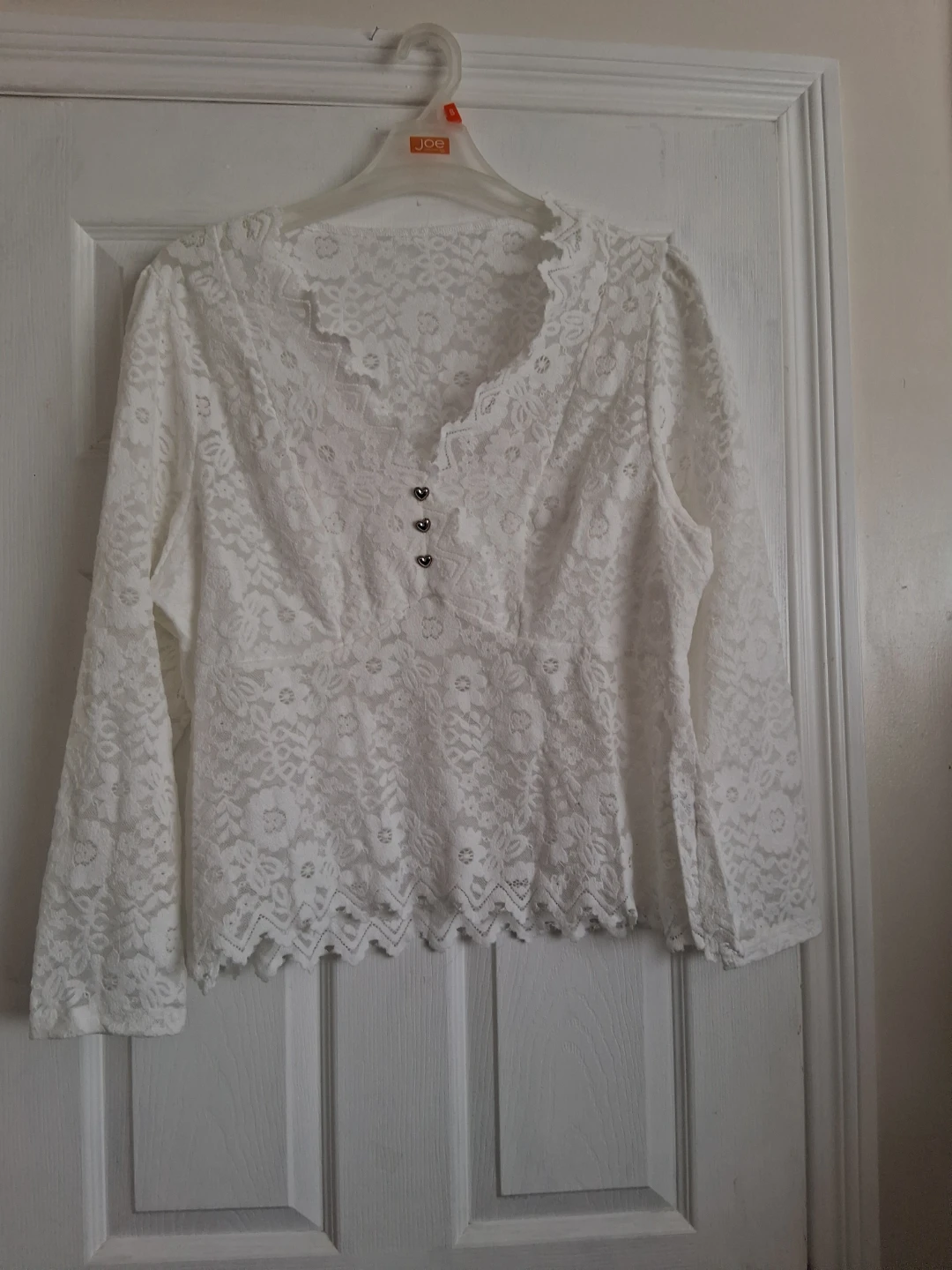 Plus size - Didi's Directional Lace V- Neck