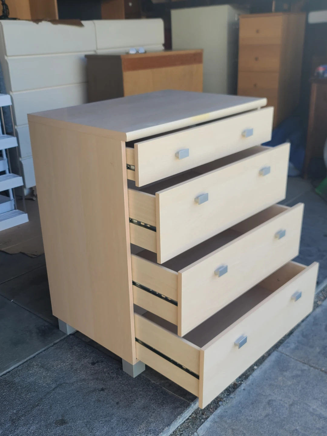Light Wood Dresser with 6 Drawers - photo 2