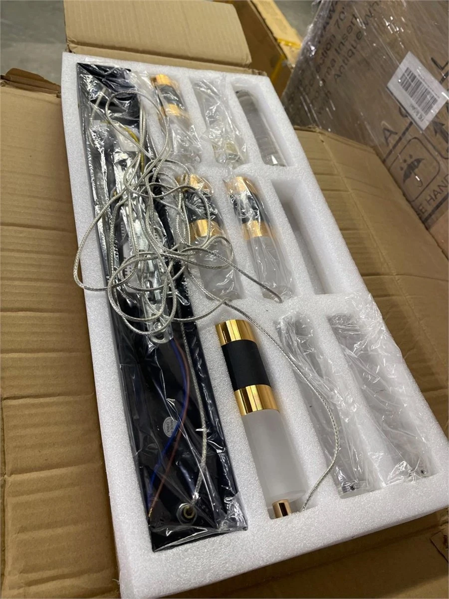 Brand New>>4-Light LED Chandelier Pendant Light Fixture - photo 4