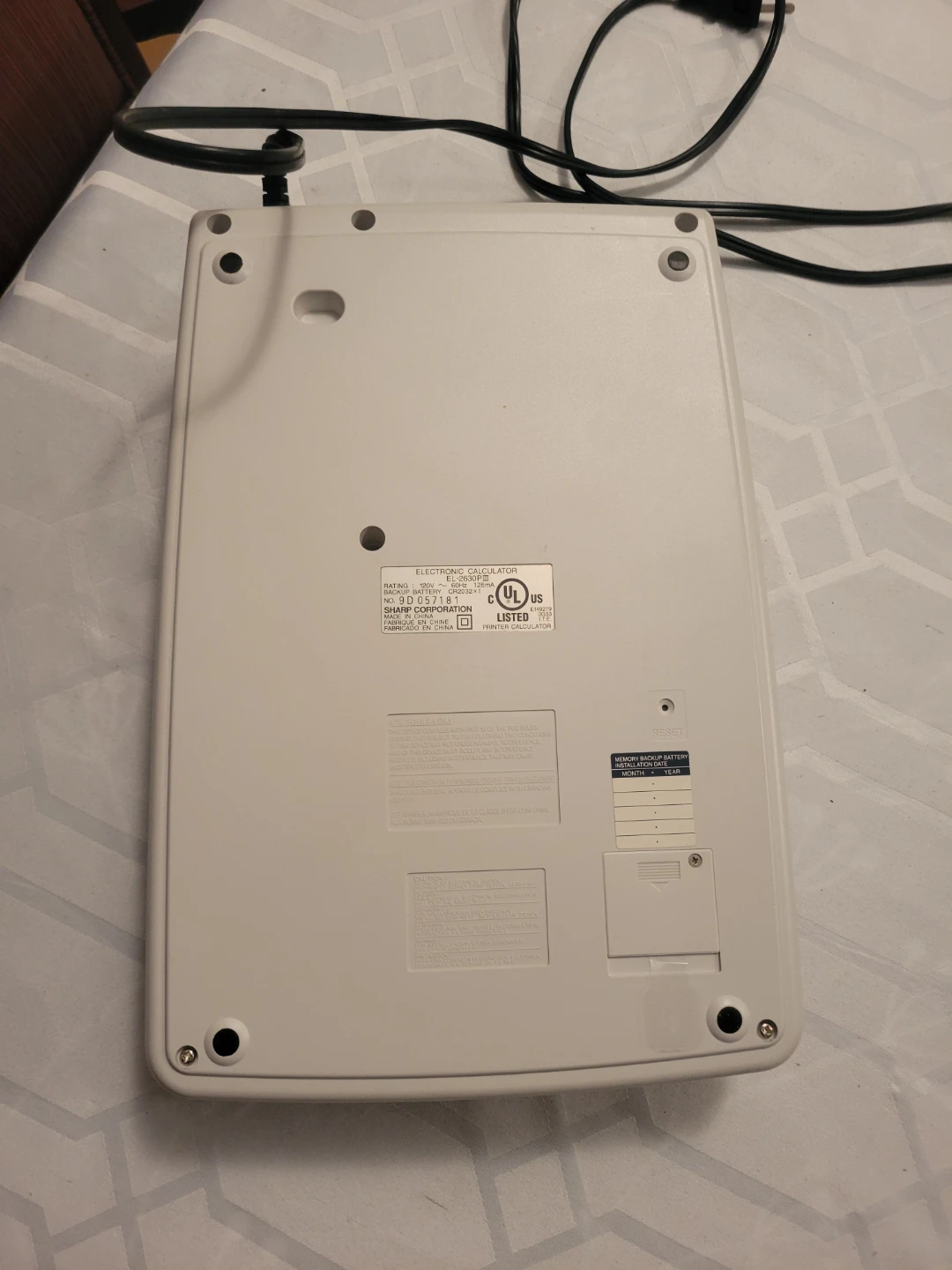 Sharp EL-2630PIII Electronic Calculator - photo 2