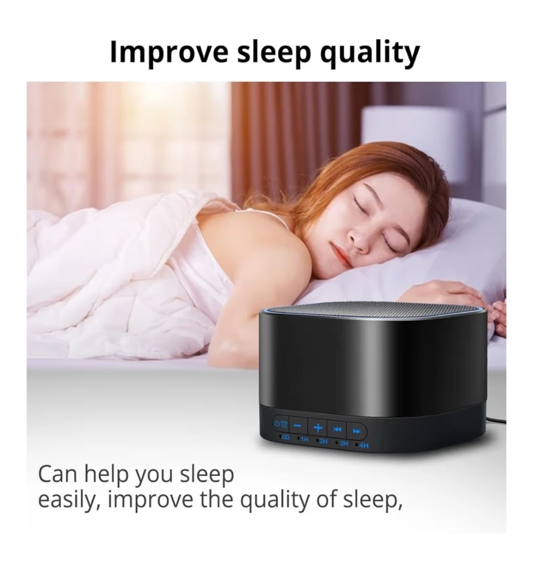 White Noise Machine with 20 Non Looping Natural Soothing Sounds - photo 5