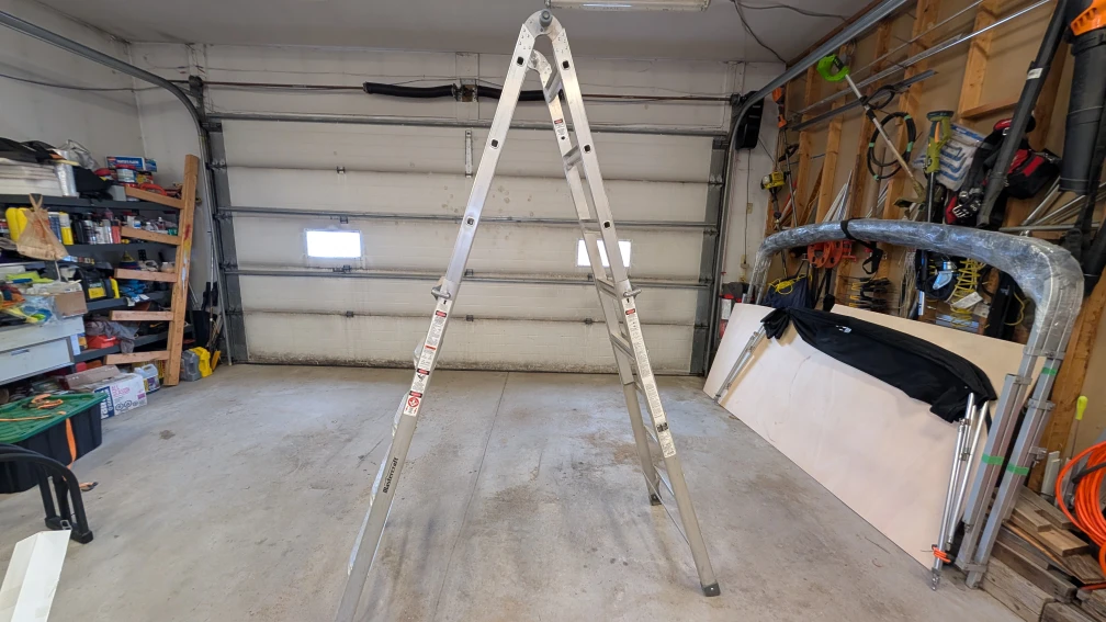 2 Mastercraft 300lb Aluminum Multi-Position Ladders - photo 3