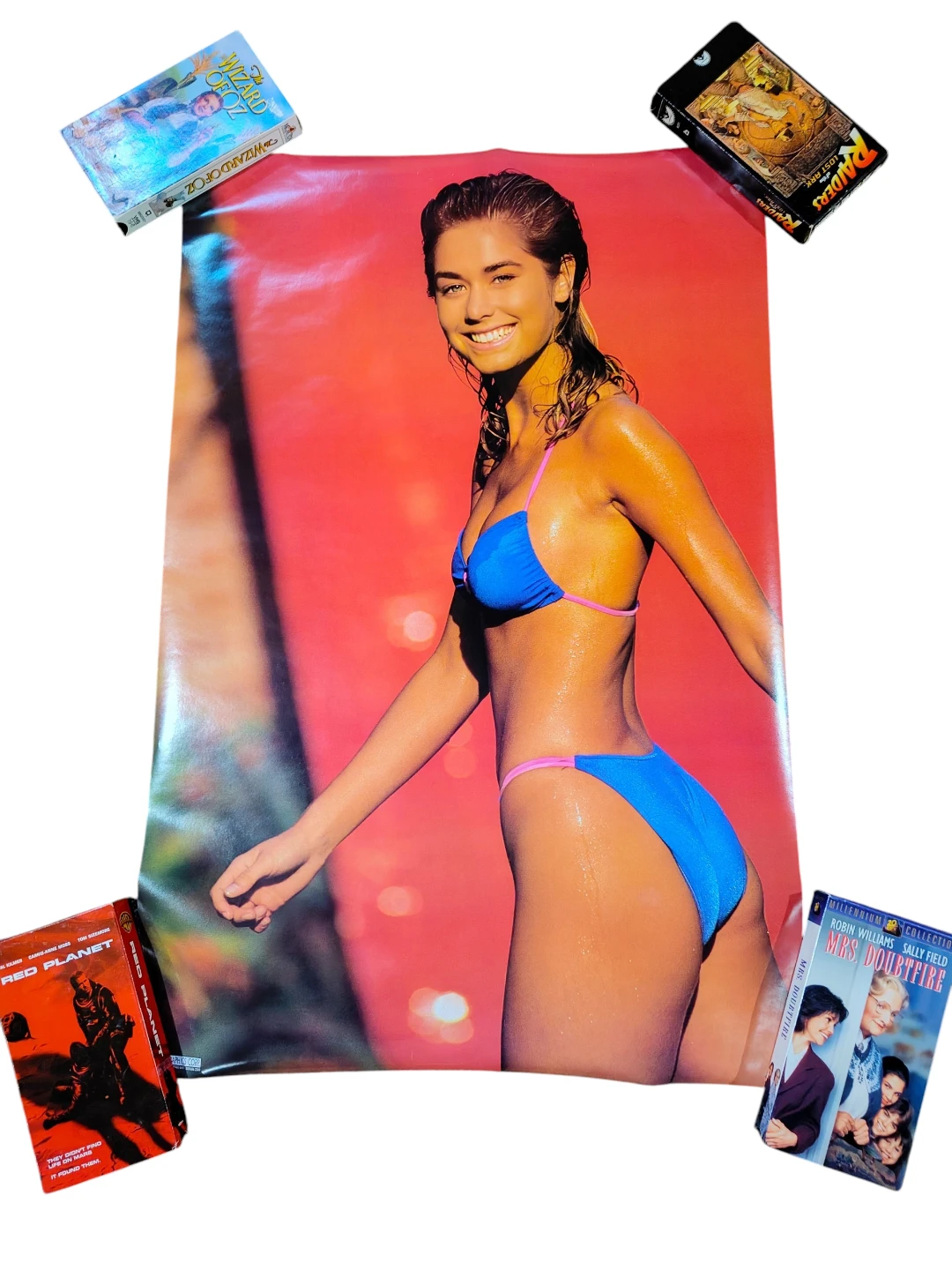 Vintage 80's Bikini Girl Poster's x10