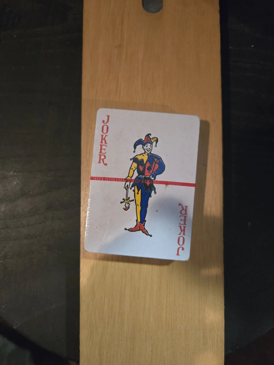 Wooden Cribbage Board with Deck of Cards - photo 3
