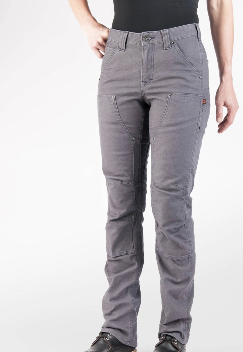 Dovetail Britt Utility Women's Grey Work Pants