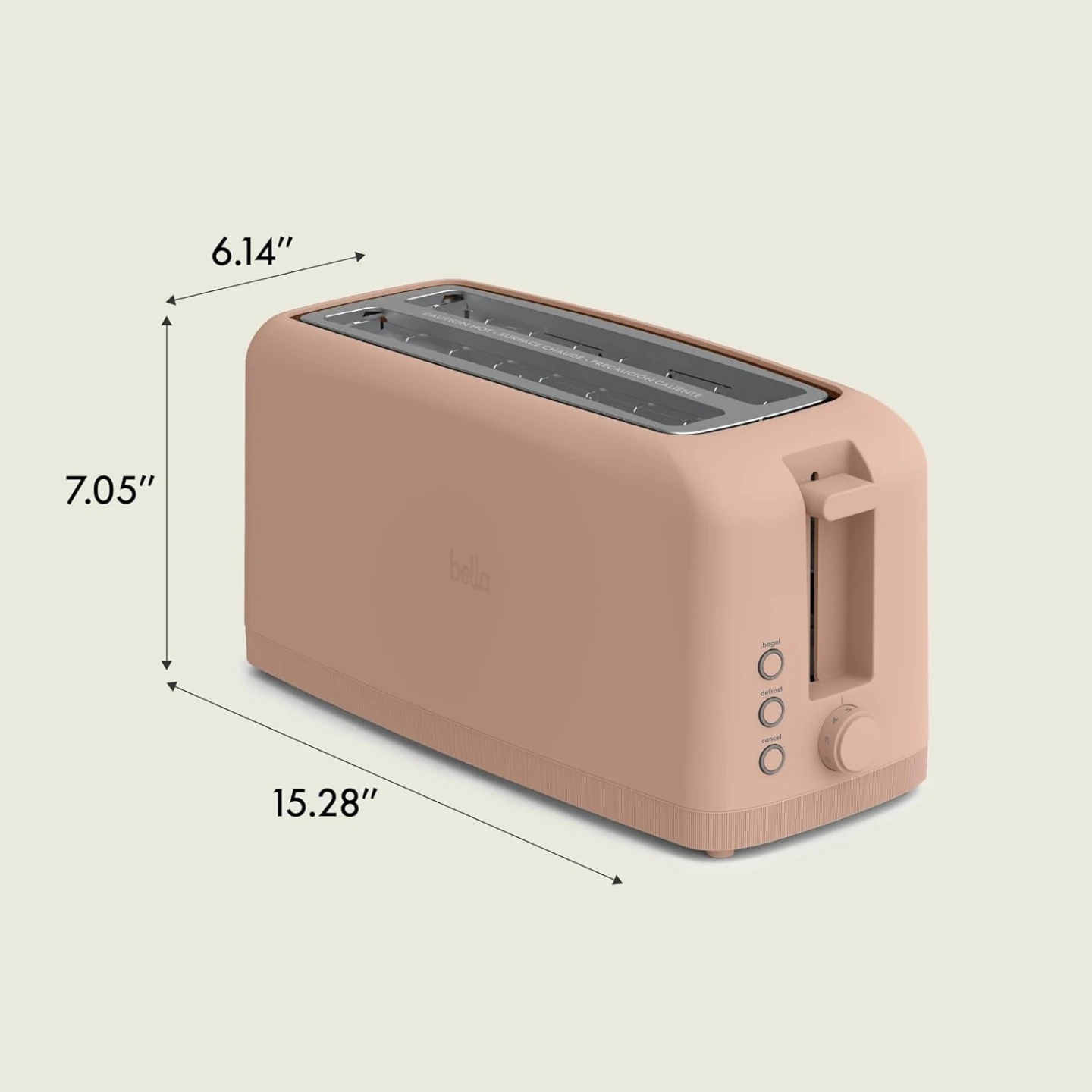 NEW SEALED IN BOX - bella 4 Slice Slim Toaster - photo 2