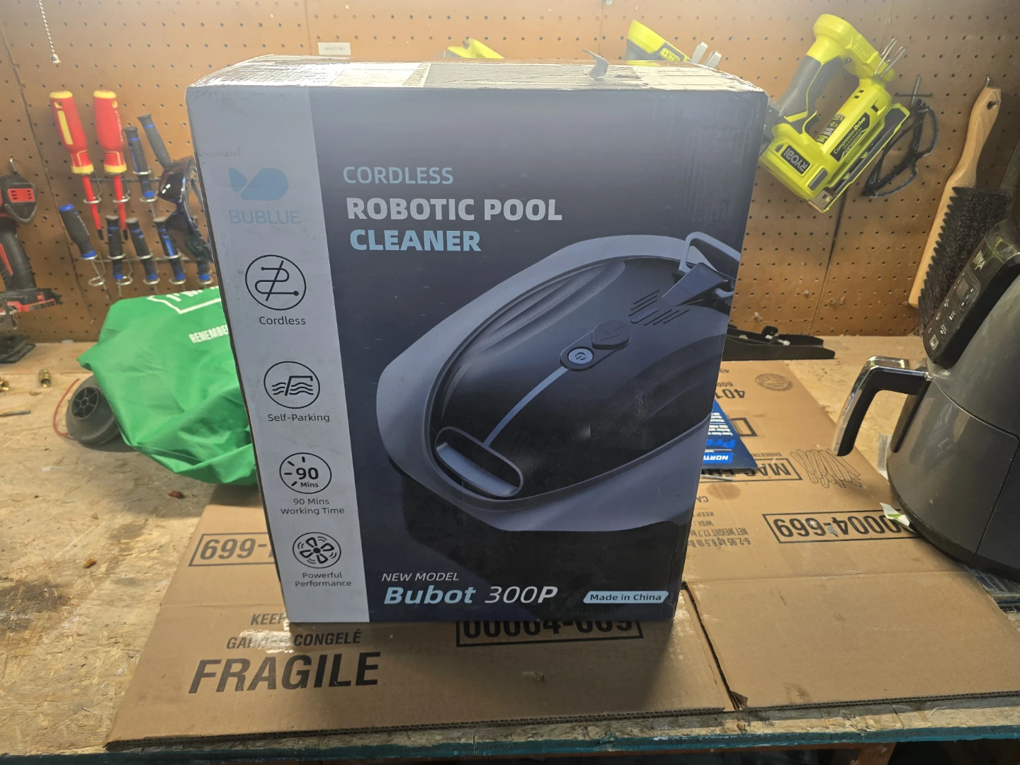 BUBLUE Bubot 300P Cordless Robotic Pool Cleaner
