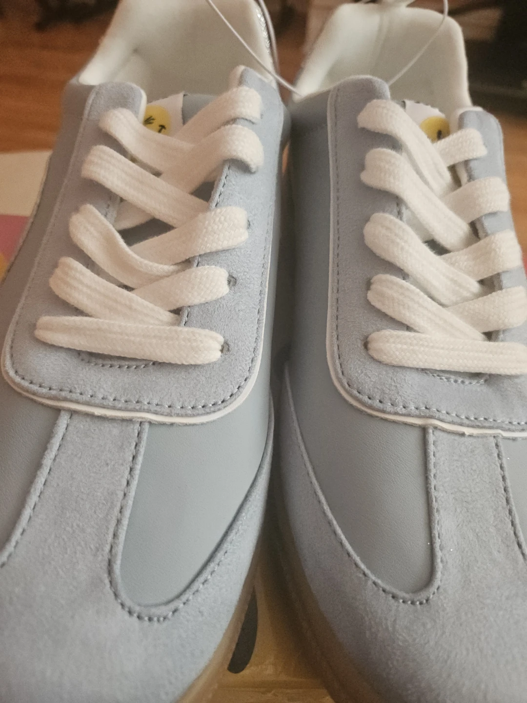 Joe Boxer Women's Light Blue Suede Sneakers - photo 4