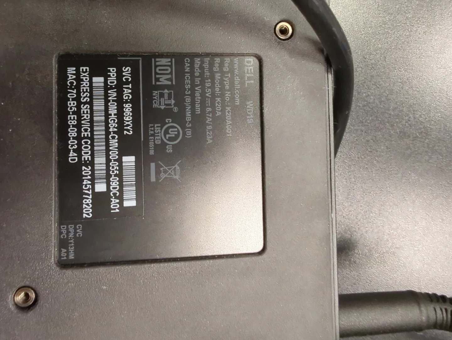 Dell WD19 USB-C Docking Station #2 - photo 4