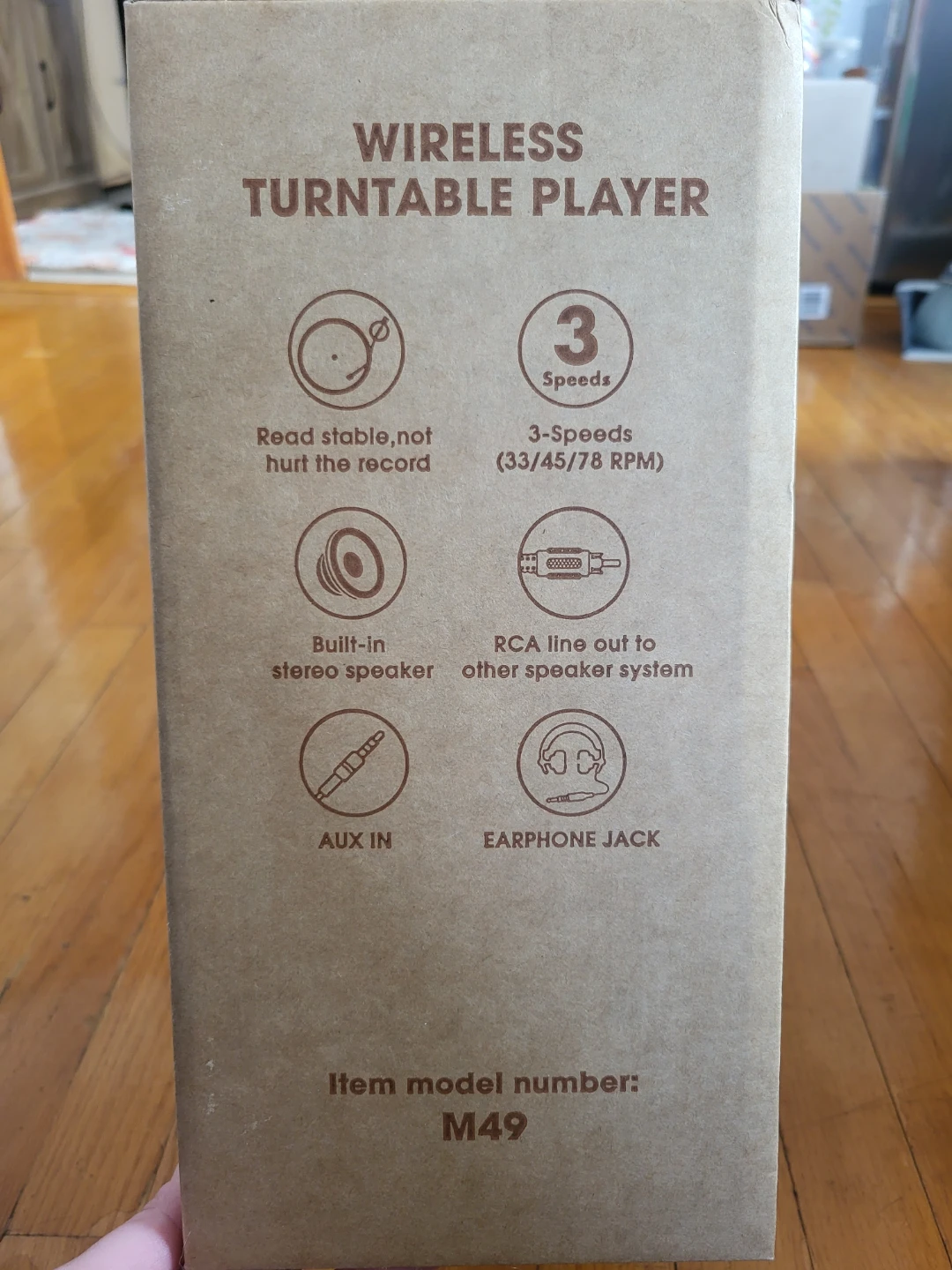 COTSOCO Wireless Turntable Player - photo 2