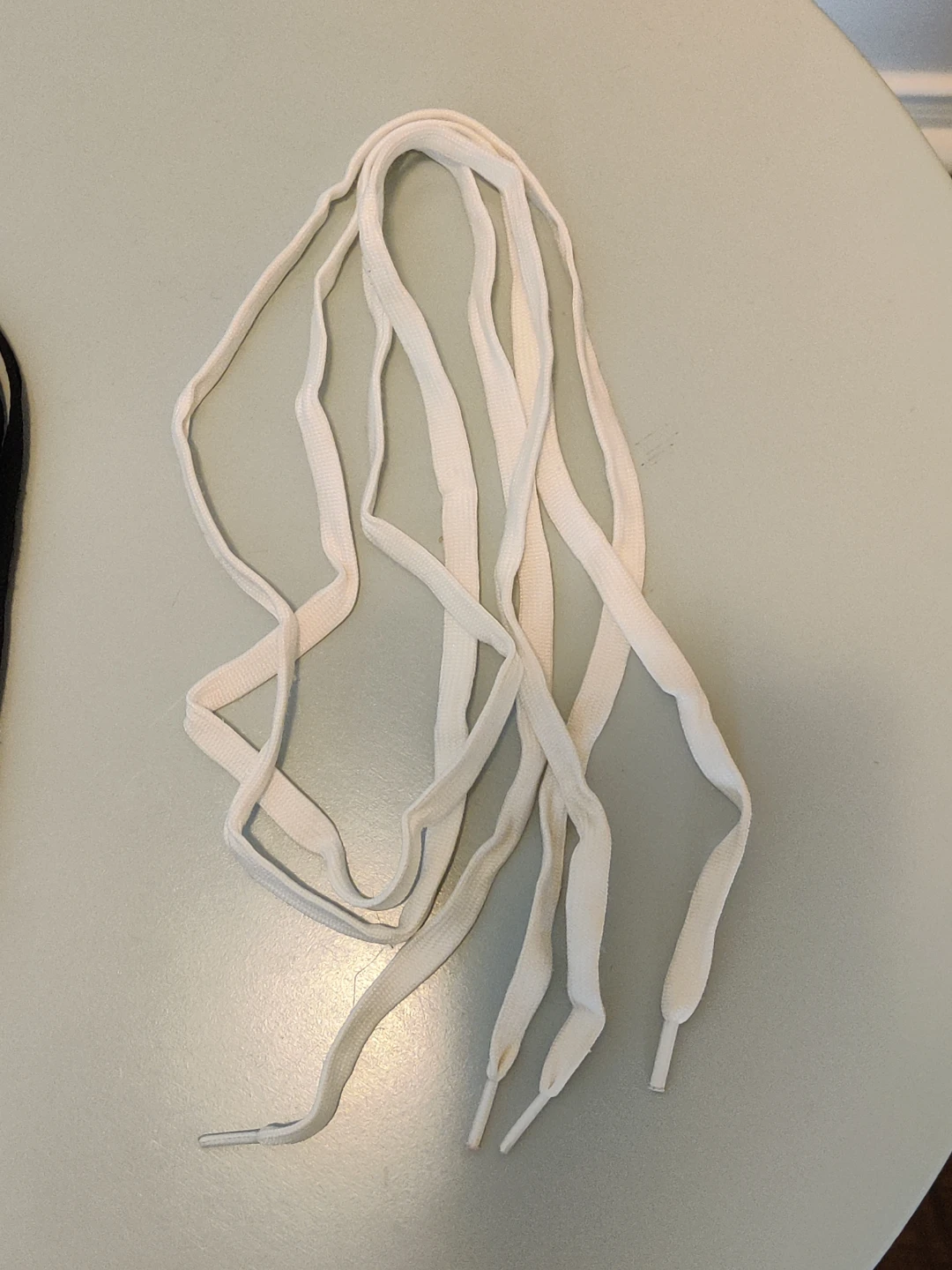 Black and White Shoelaces - Flat Laces - photo 2