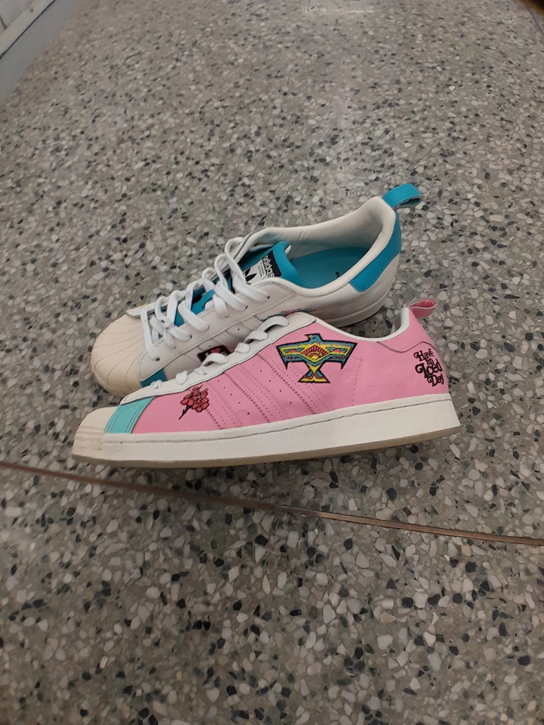 Adidas Superstar "Have an Iced Day" Shoes Size 10 - photo 5