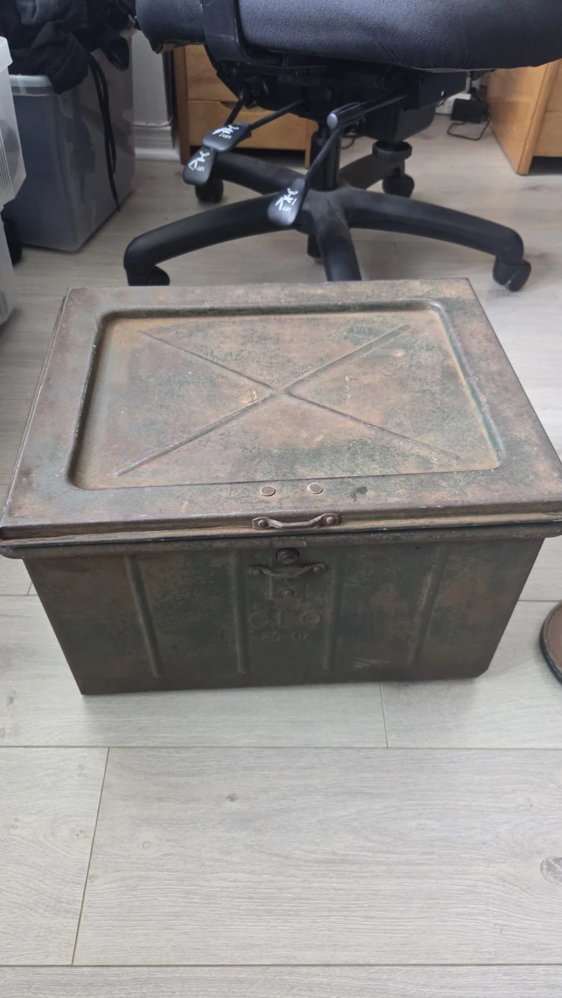 Vintage ammo box