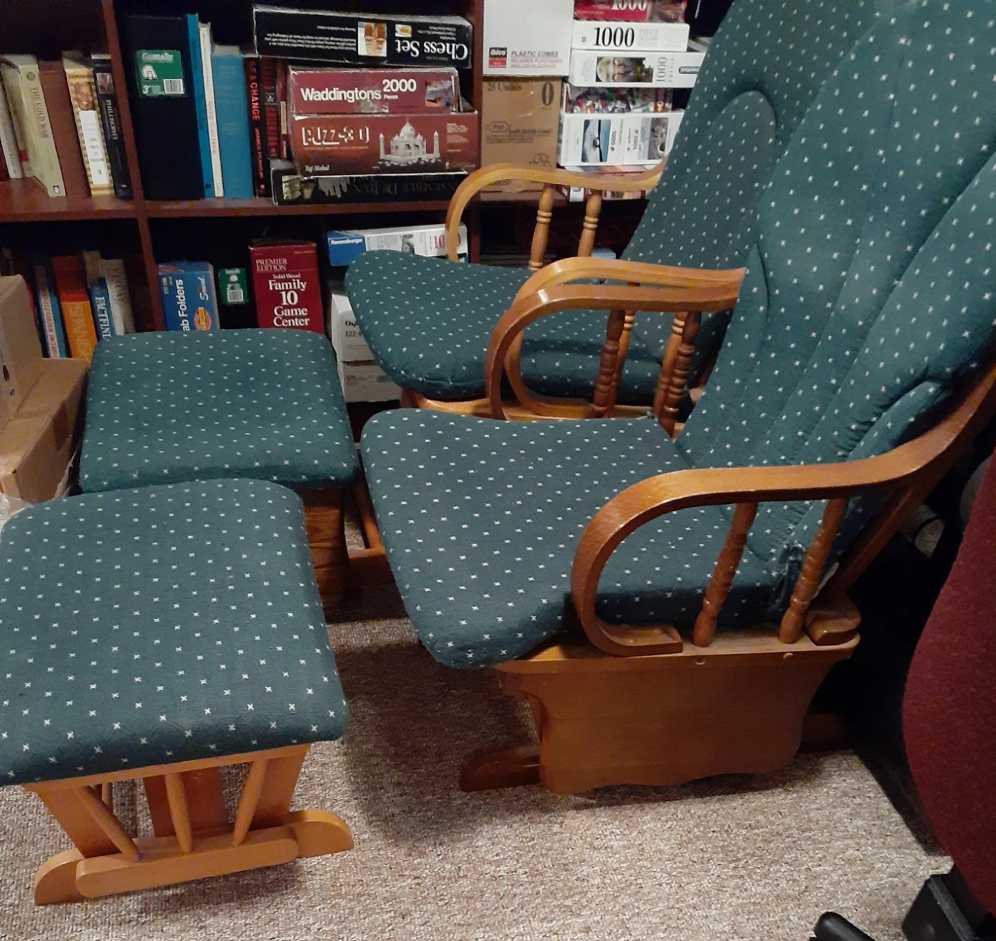 Glider Rocker Chair and Ottoman Set (price per set) - photo 3