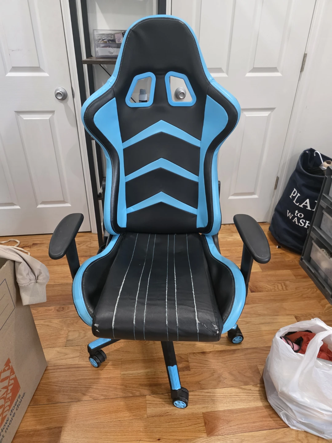 Gaming Chair - Black and Blue - photo 3
