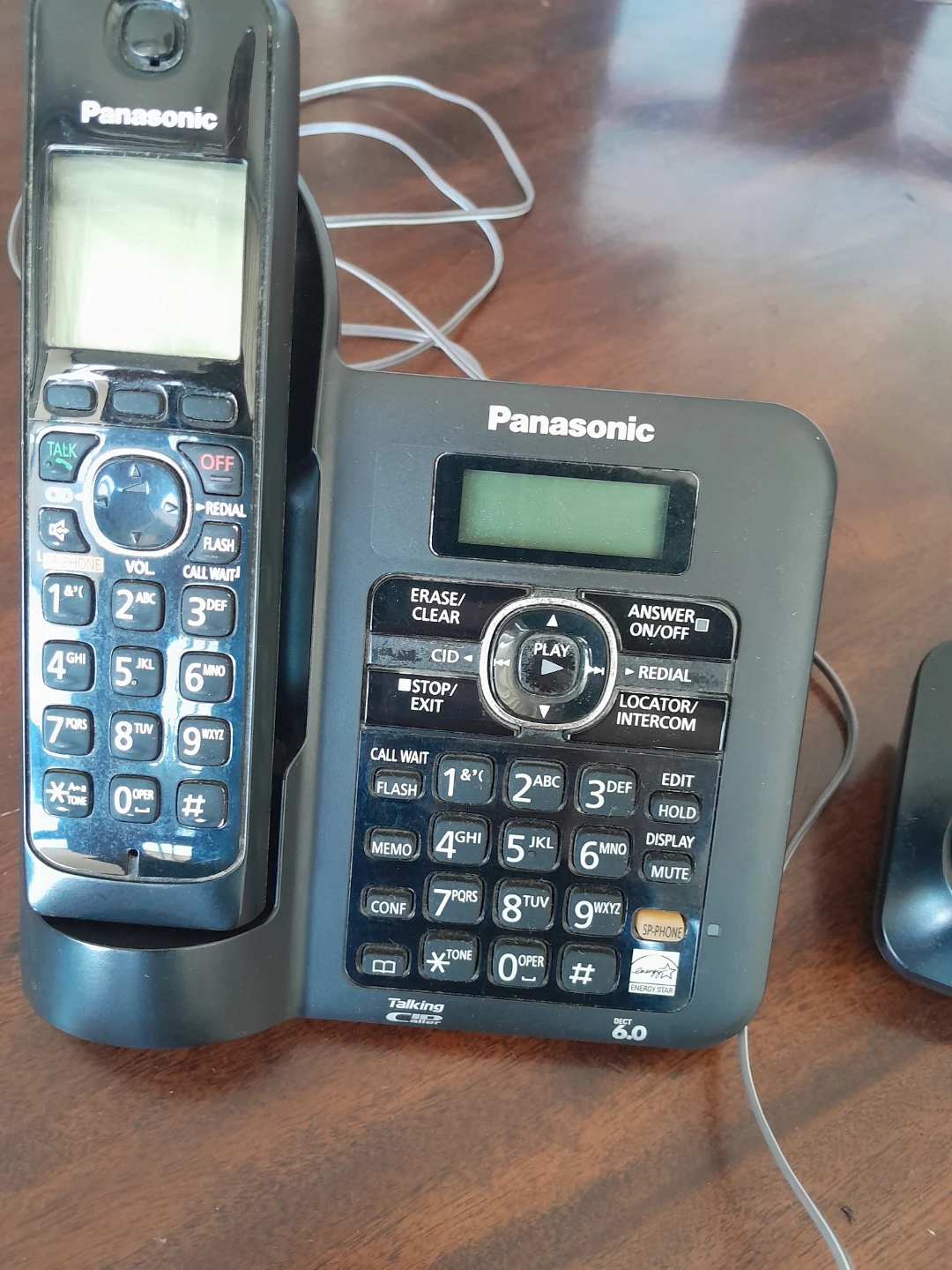 Panasonic DECT 6.0 Cordless Phone System with 2 Handsets - photo 2