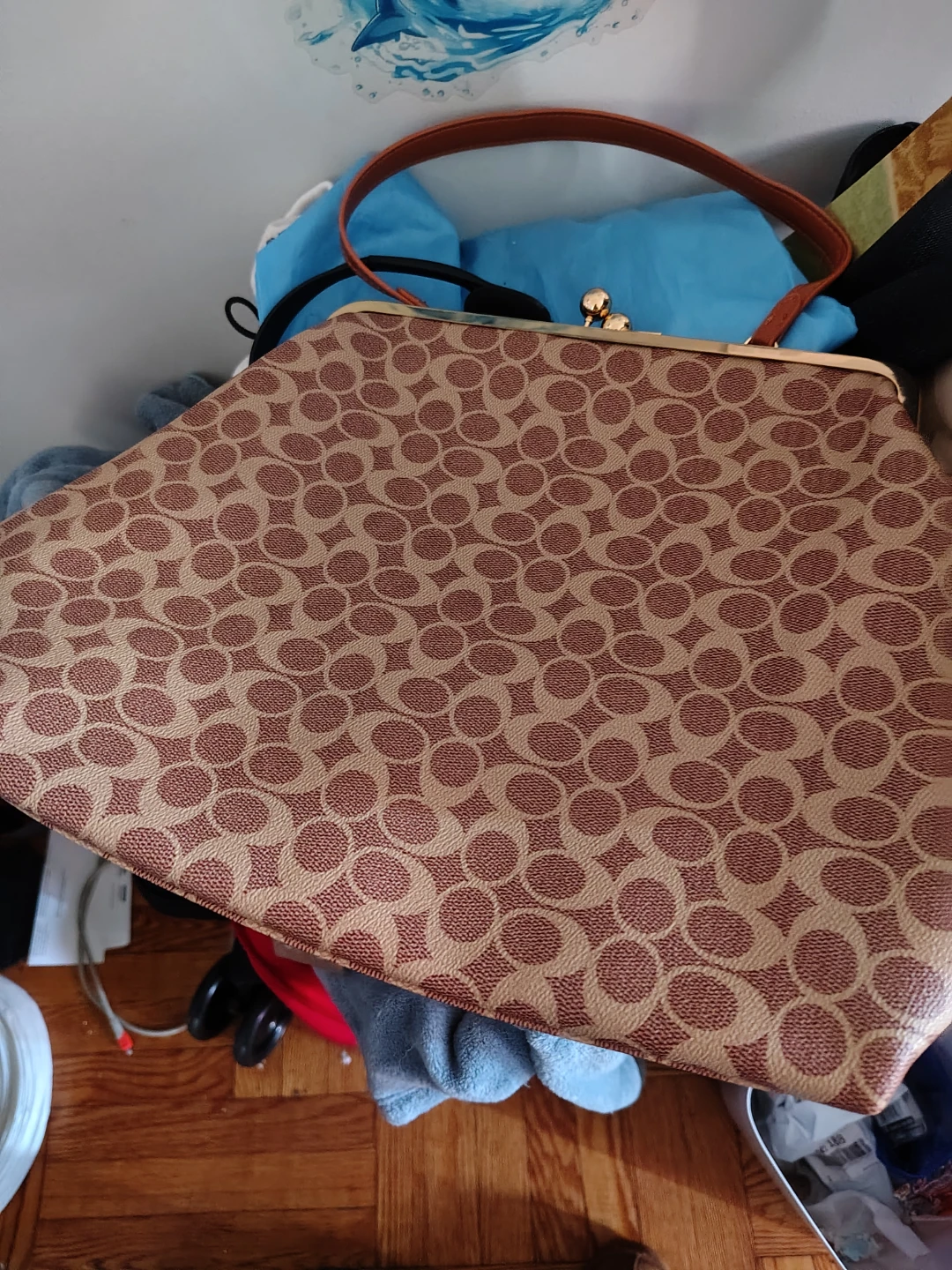 Coach Monogram Shoulder Bag