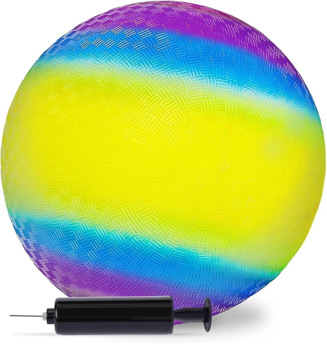 Brand New>>Rainbow Dodgeball with Pump - photo 3