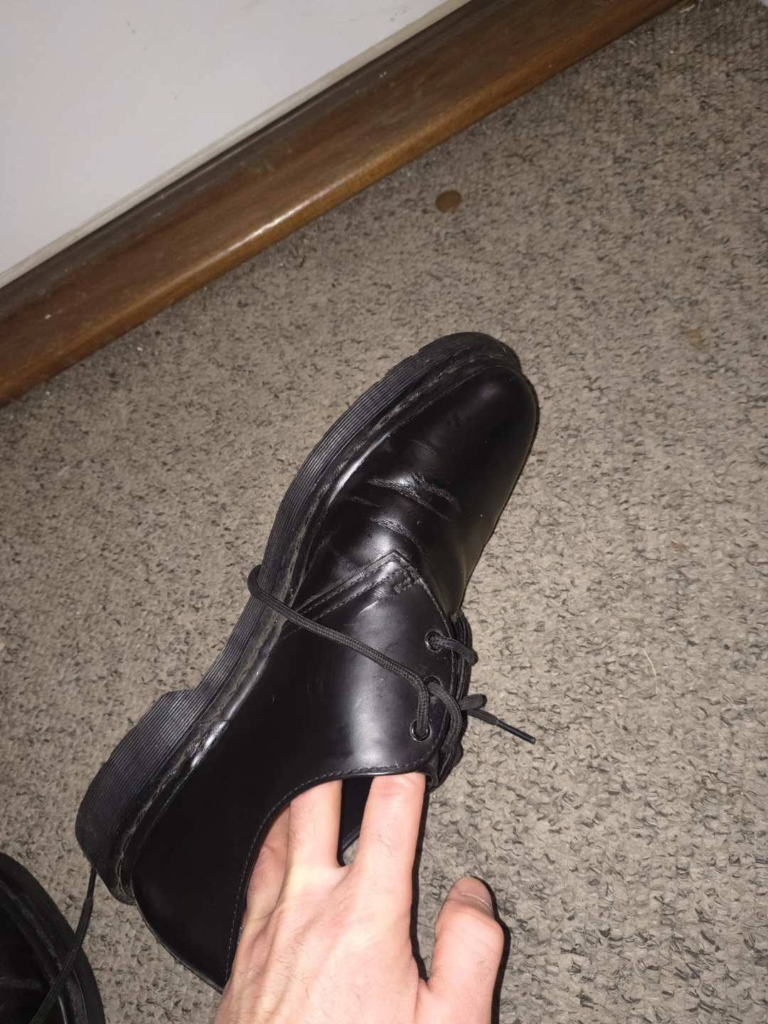 Dr. Martens Black Leather Oxford Shoes
